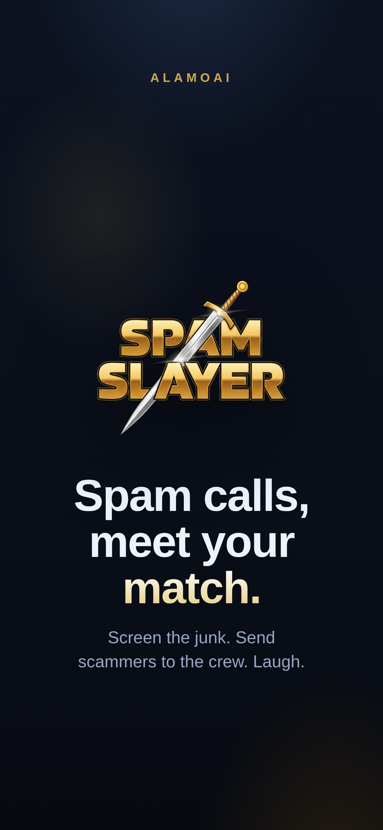 Spam Slayer app — call screen