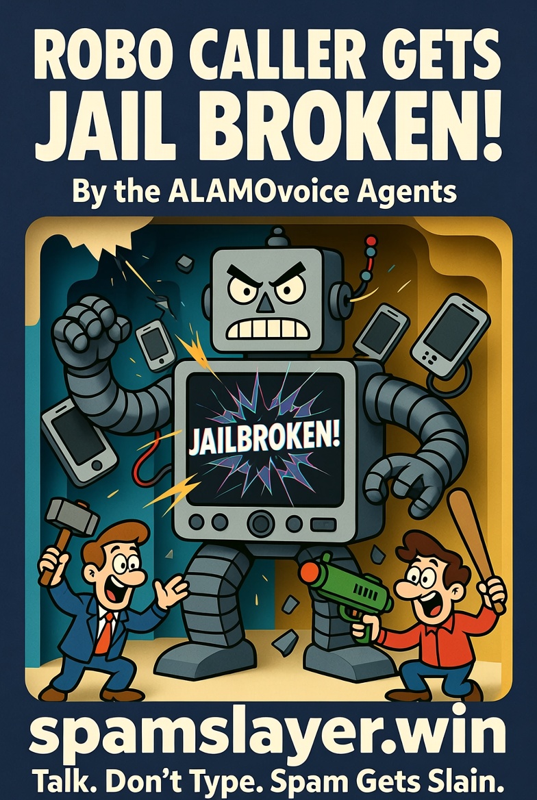 Robo caller gets jail broken — comic cover
