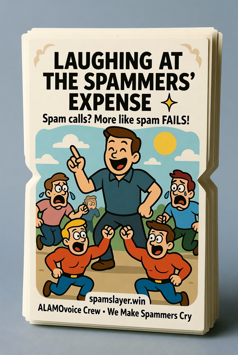 Laughing at the spammers' expense — comic cover
